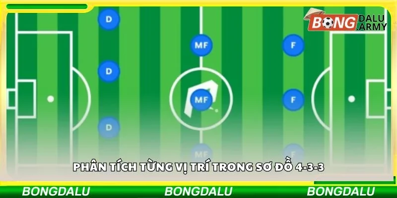 Phân tích từng vị trí trong sơ đồ 4-3-3