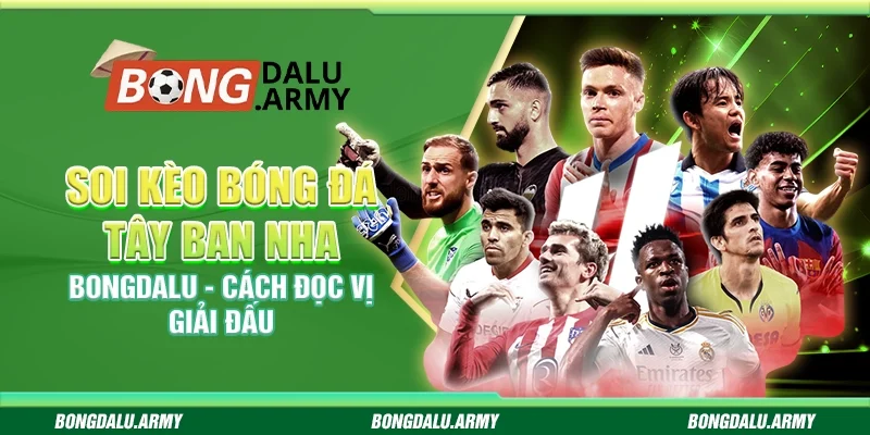 Soi kèo bóng đá Tây Ban Nha Bongdalu - Cách đọc vị giải đấu