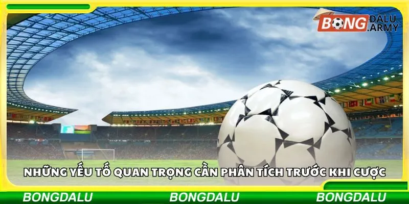 Những yếu tố quan trọng cần phân tích trước khi cược